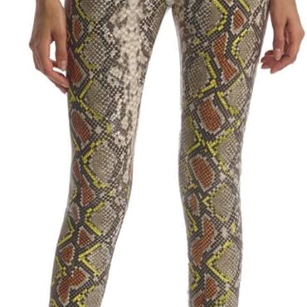 Commando Python Leather Pant Snake Legging Skinny… - image 2